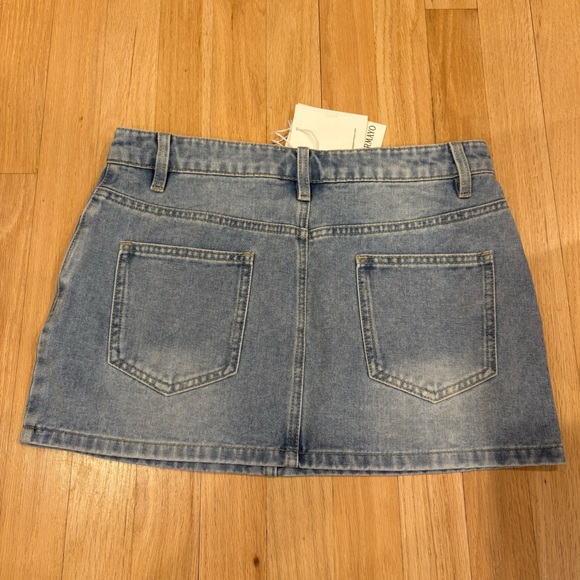 Peppermayo - Maysa Low Rise Mini Skirt - Blue - Picture 4 of 4